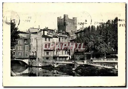 Cartes postales moderne Narbonne Rue du Pont et Tour de la Mairie