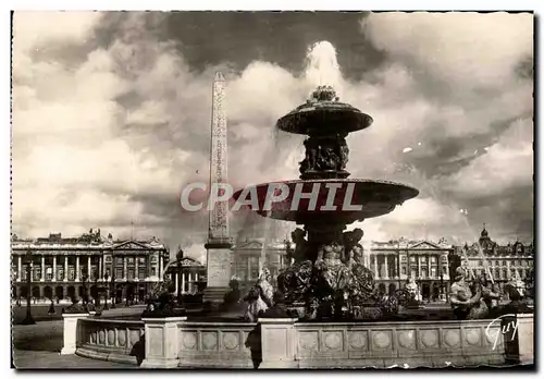 Moderne Karte Sous Le Ciel De Paris Place de la Concorde