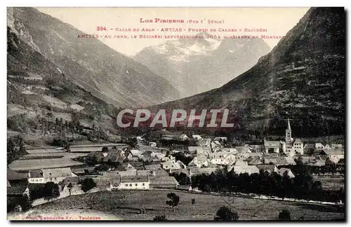 Cartes postales Lalle De Aran Artias Puerto De Caldes y Beciberi