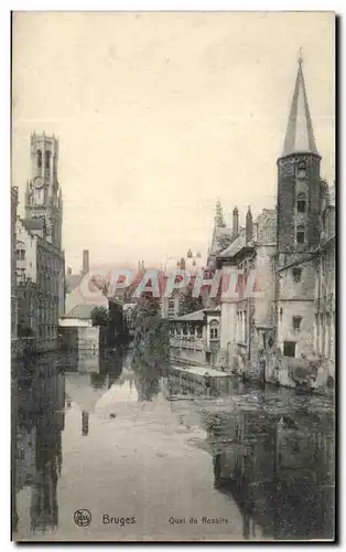 Cartes postales Bruges Quai Du Rosaire