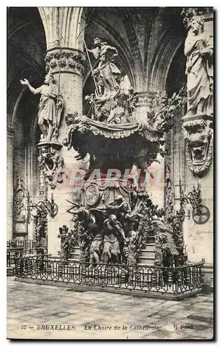 Cartes postales Bruxelles La Chaire De La Cathedrale