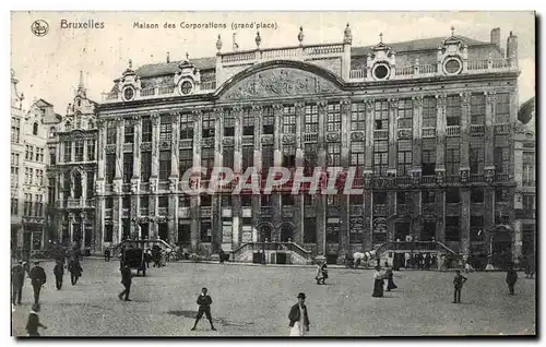 Cartes postales Bruxelles Malson Des Corporations