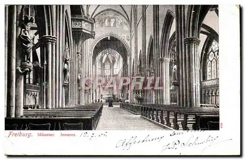 Cartes postales Freiburg Munster Inneres