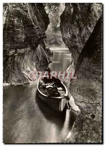 Cartes postales moderne Gresy Sur Aix Les Gorges Du Sierroz Parcours En Bateau