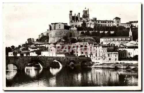 Ansichtskarte AK Beziers La Ville Vue des Rives de l&#39Orb