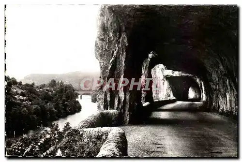 Ansichtskarte AK Paysages Du Vivarais Les Gorges De L&#39Ardeche Au Defile De Ruoms