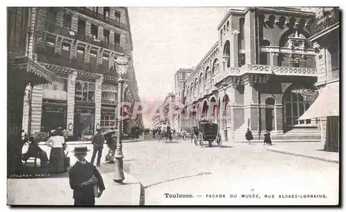 Ansichtskarte AK Toulouse Facade Du Musee Rue Alsace lorraine