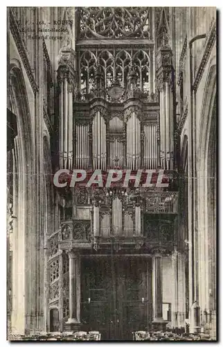 Cartes postales Rouen L'Eglise Saint Maclou Buffet d'orgue