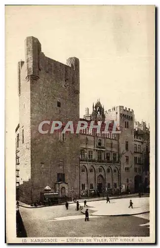 Cartes postales Narbonne L&#39Hotel de Ville