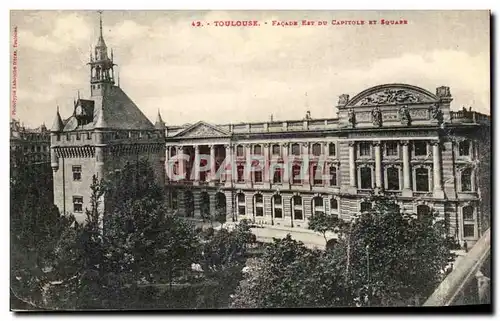 Ansichtskarte AK Toulouse Facade Est Du Capitole et Square