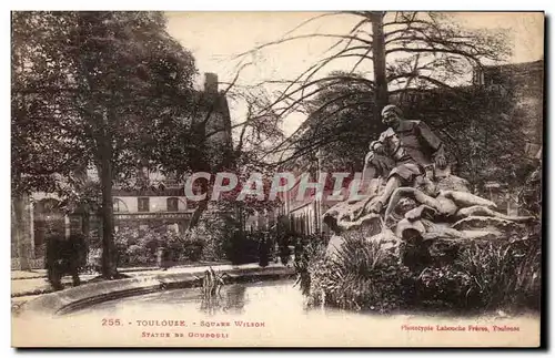 Cartes postales Toulouse Square Wilson Statue de Goudouli