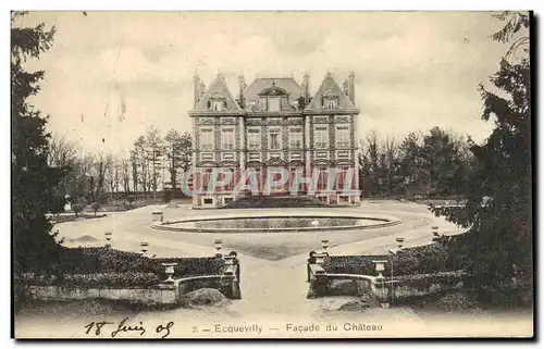 Cartes postales Ecquevilly Facade du Chateau