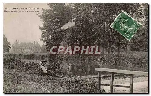 Cartes postales Cany Un coin du Parc du Chateau