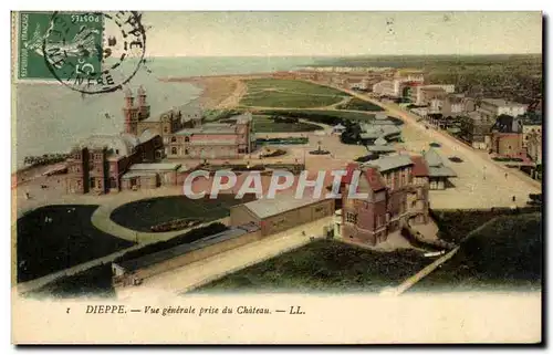 Ansichtskarte AK Dieppe Vue Generale prise du Chateau