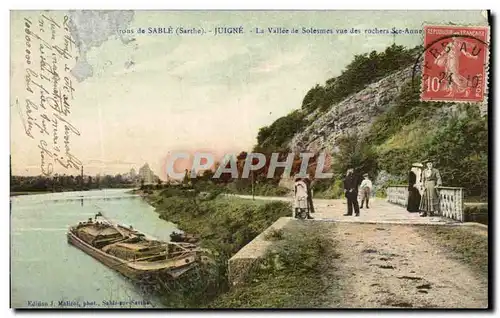 Ansichtskarte AK Environs De Sable Juigne La Vallee De Solesmes vue Des Rochers Ste Anne