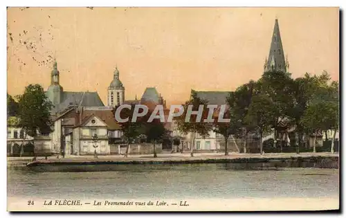 Ansichtskarte AK Le Mans Les Promenades Vues Du Loir