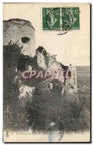 Cartes postales Environs De Dieppe Arques Le chateau