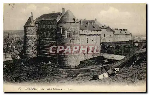 Cartes postales Dieppe Le Vieux Chateau