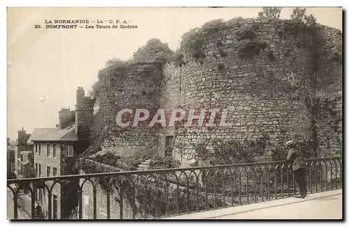 Cartes postales La Normandie Domfront Les Tours de Godras