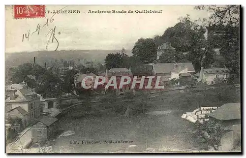 Cartes postales Saint Audemer Ancienne Route de Quilleboeuf