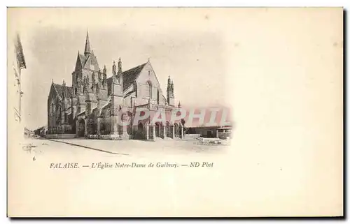 Cartes postales Falaise L&#39Eglise Notre Dame de Guibray