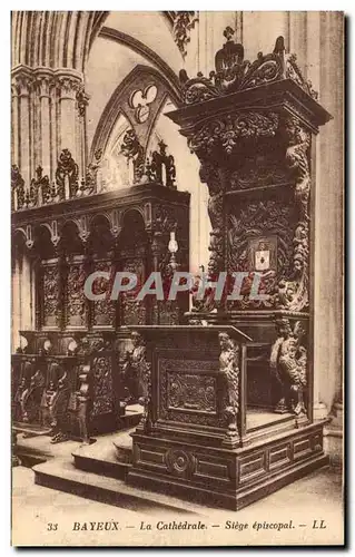 Cartes postales Bayeux La Cathedrale Slege episcopal