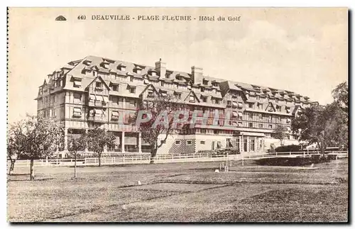 Ansichtskarte AK Deauville Plage Fleurie Hotel du Goif