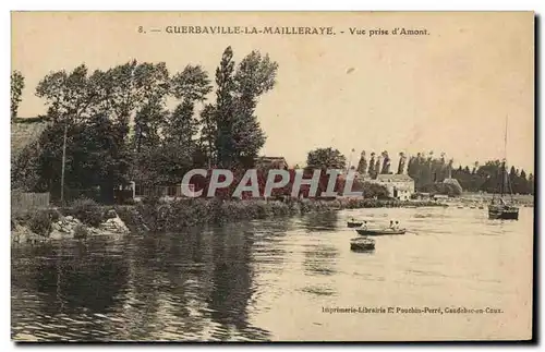 Cartes postales Guerbaville La Mailleraye Vue prise d&#39Amont