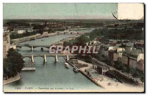 Cartes postales Paris Panorama sur la Seine
