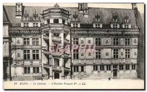 Cartes postales Blois Le Chateau L&#39Escalier Francois 1er