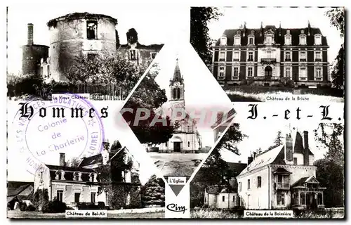 Cartes postales moderne Hommes l&#39Eglise Chateau de Bel Air Boissiere Briche