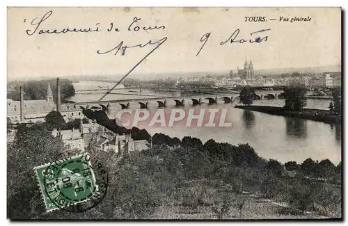 Cartes postales Tours Vue Generale