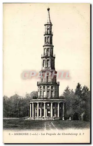 Cartes postales Amboise La Pagode de Chanteloup