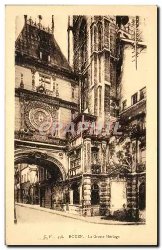 Cartes postales Rouen La Grosse Horloge