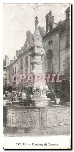 Cartes postales Tours Fontaine De Beaune