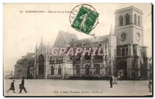 Ansichtskarte AK Cherbourg Eglise de la Trinite