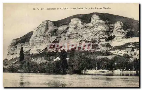 Ansichtskarte AK Environs De Rouen Saint Adrien Les roches Blanches