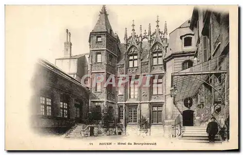 Cartes postales Rouen Hotel du Bourgtherould