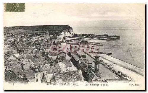 Cartes postales Saint Valery En Caux Les Falaises d&#39aval