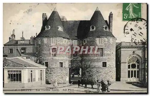 Cartes postales Dieppe Les vieilles Tours