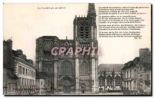 Cartes postales La Cathedrale de Sens