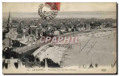 Ansichtskarte AK Le Havre Panorama Pris du Nice Havrais