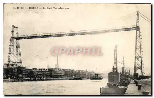 Cartes postales Rouen Le pont Transbordeur