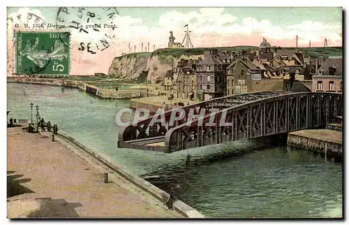 Cartes postales Dieppe Le Grand Pont