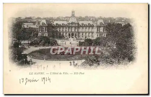 Cartes postales Le Havre L&#39Hotel de Ville