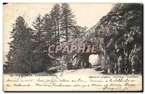 Cartes postales Gerardmer La Roche du diable