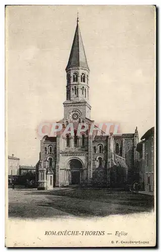 Cartes postales Romaneche Thorins Eglise