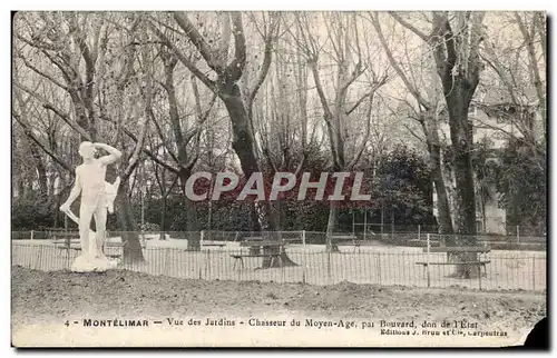 Ansichtskarte AK Montelimar Vue des Jardins Chasseur du Moyen Age par Bouvard