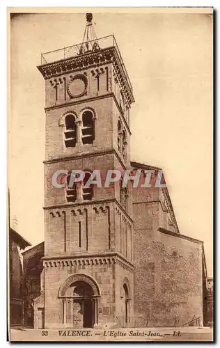 Cartes postales Valence L&#39Eglise Saint Jean