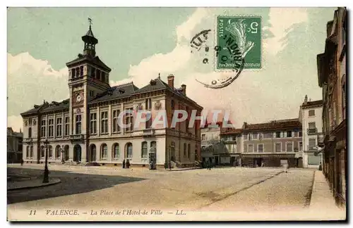 Cartes postales Valence Le Place de l&#39Hotel de Ville